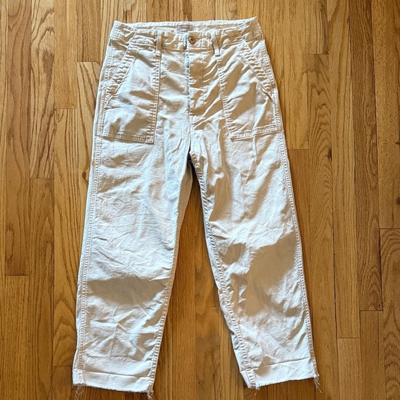 Mother sz 26 Button Fly Tan Chino Pants good pre owned condition